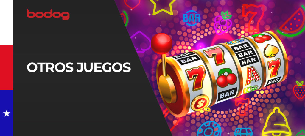 Casino y otros juegos en la aplicación móvil de Bodog