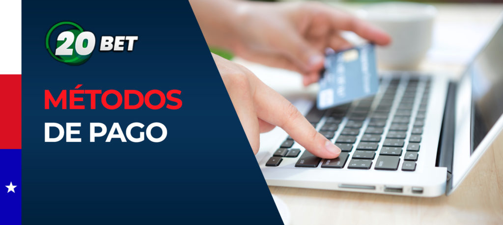 Todos los métodos de depósito y retirada en 20bet Chile