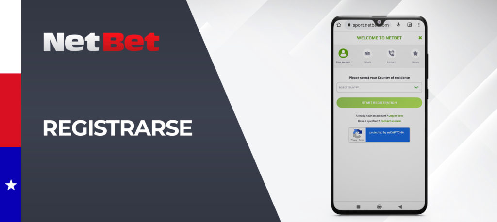 Cómo registrarse en Netbet Chile Mobile