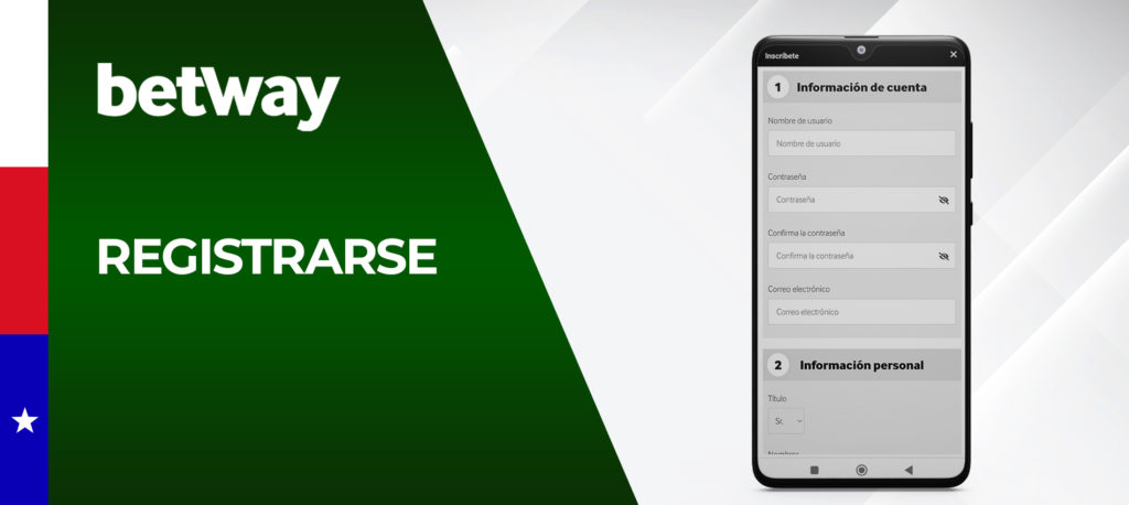 Cómo registrarse en la web de la casa de apuestas Betway en Chile