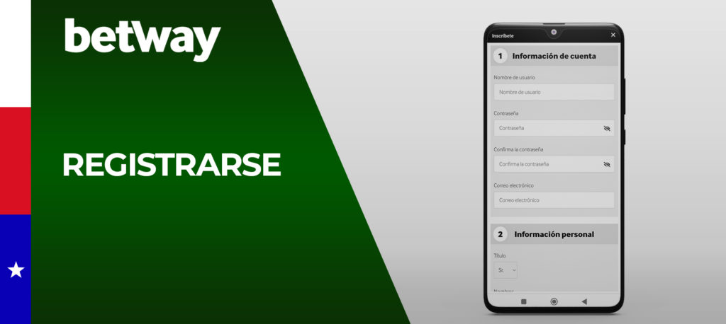 Todas las formas de registrarse en la web de la casa de apuestas Betway Chile