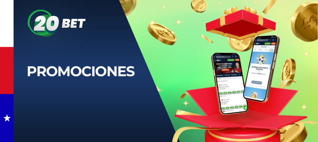 Todas las promociones y bonos de la casa de apuestas 20bet