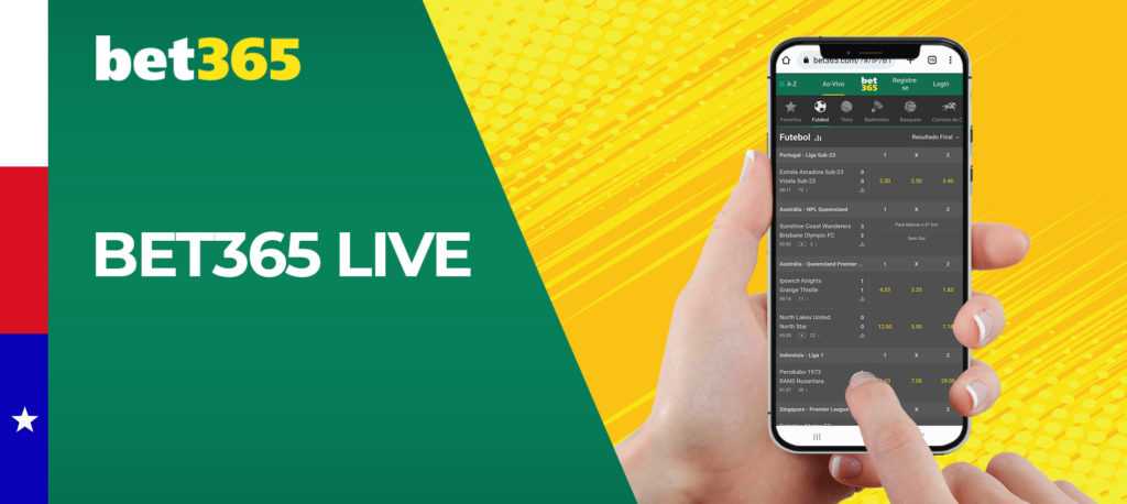 Apuestas en directo en Bet365 para Android