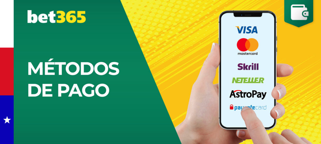 Todos los métodos de depósito y retirada en Bet365