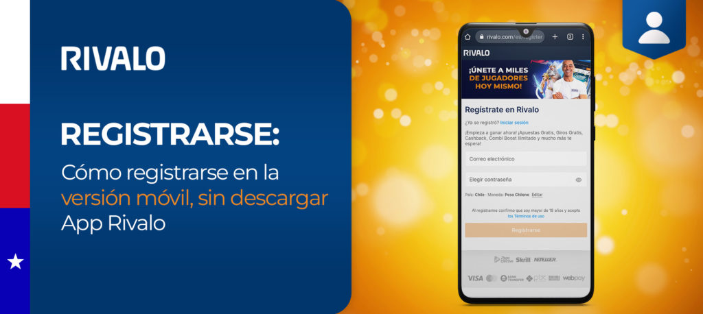 Cómo registrarse en la aplicación móvil de Rivalo en Android