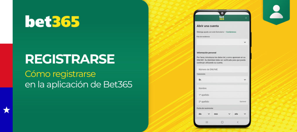 Cómo registrarse en la aplicación móvil de Bet365 en Android