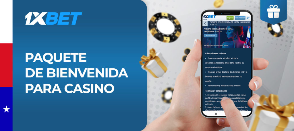 Cómo conseguir un bono de bienvenida en el casino 1xBet 