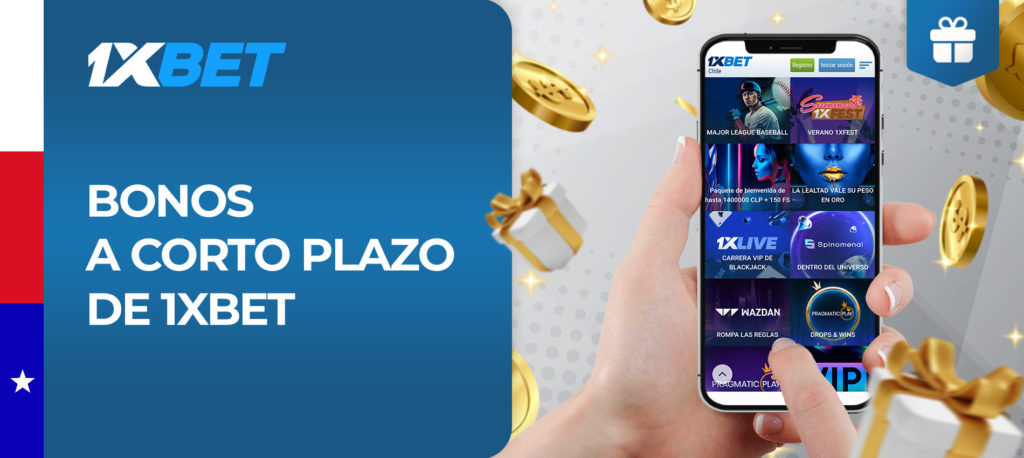 Cómo obtener un bono a corto plazo en 1xBet en Chile 