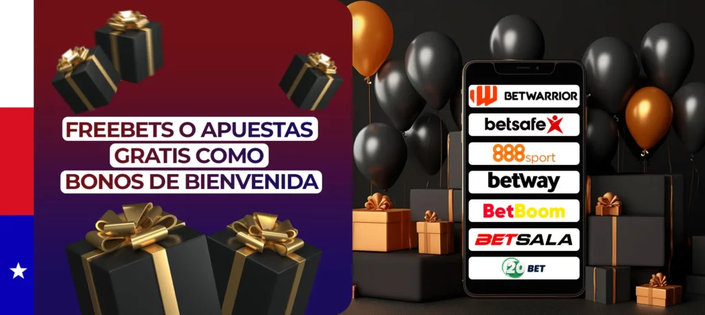 Las casas de apuestas más populares de Chile con bonos de bienvenida que incluyen freebets o apuestas gratis