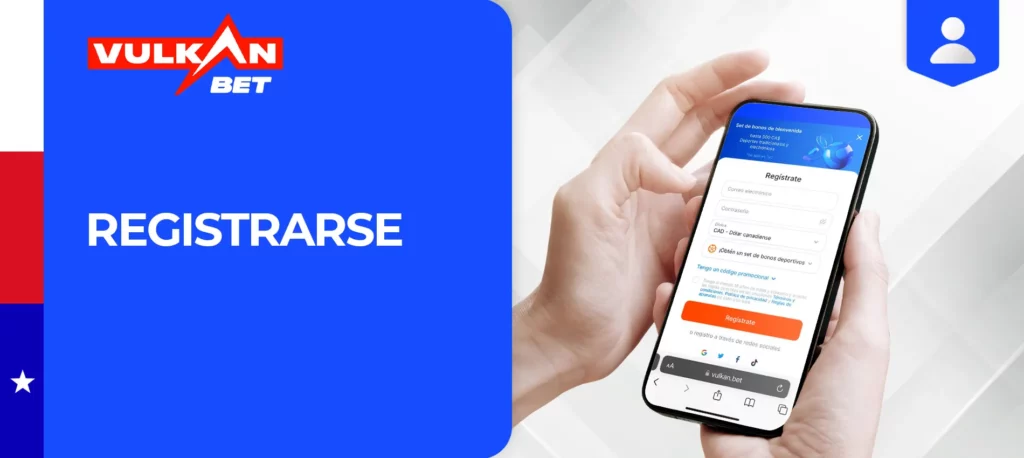 Instrucciones paso a paso para registrarse en la plataforma Vulkan Bet