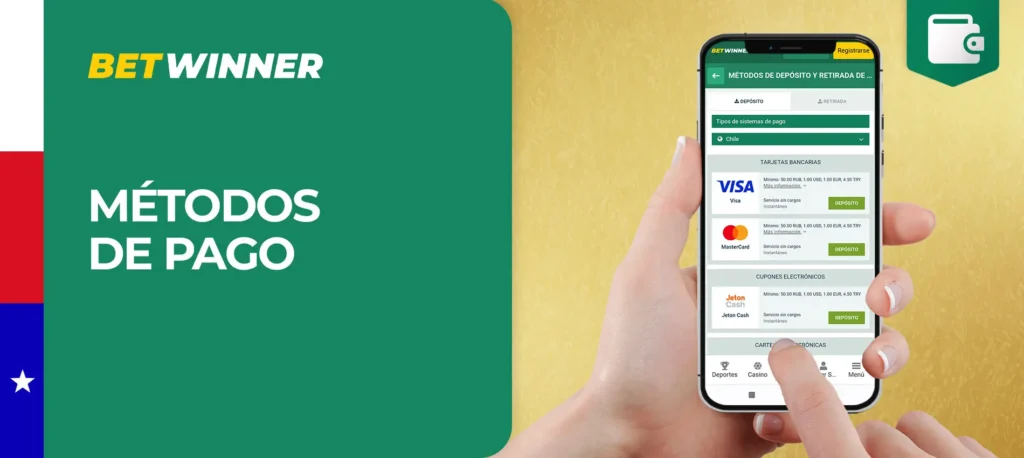 Todos los métodos de depósito y retirada en Betwinner