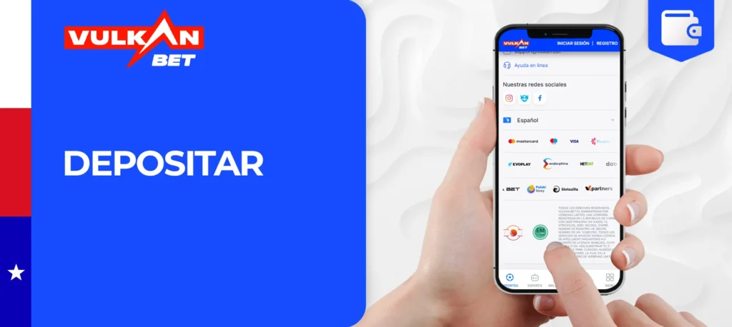 Realizar un ingreso en la app oficial de VulkanBet es muy sencillo