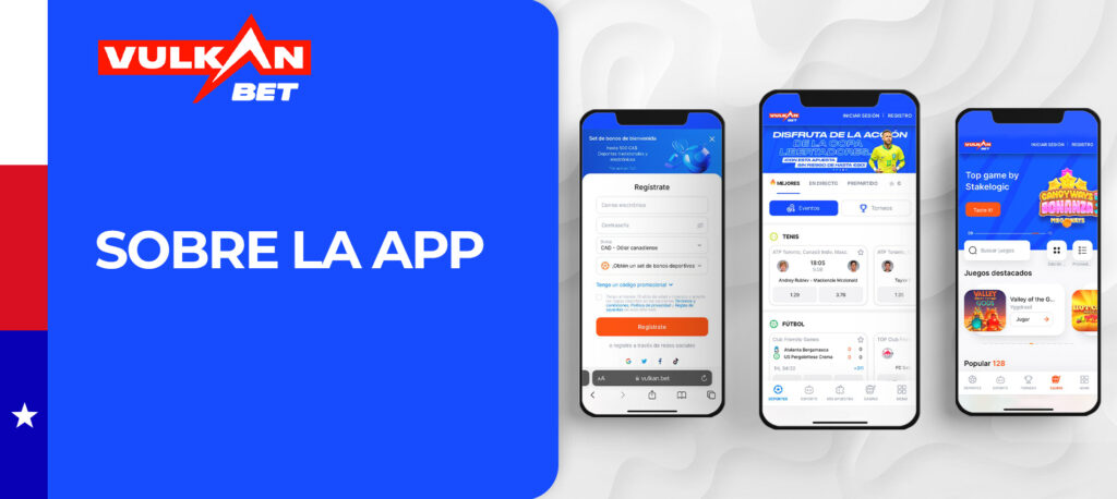 Reseña sobre la aplicación móvil de VulkanBet en Chile
