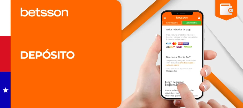 ¿Qué opciones de pago ofrece la casa de apuestas Betsson?