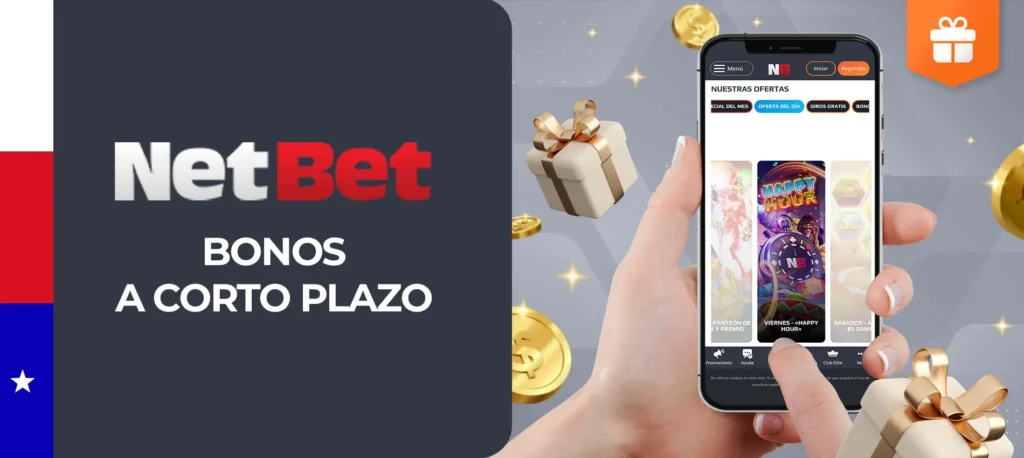 Visión general de los bonos a corto plazo en Netbet Chile