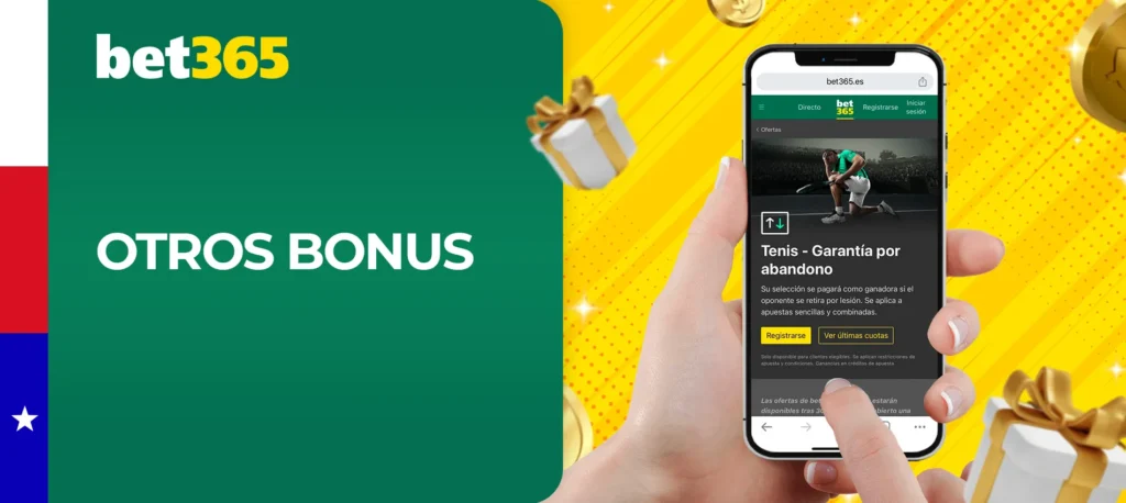 Otros bonos de la casa de apuestas Bet365