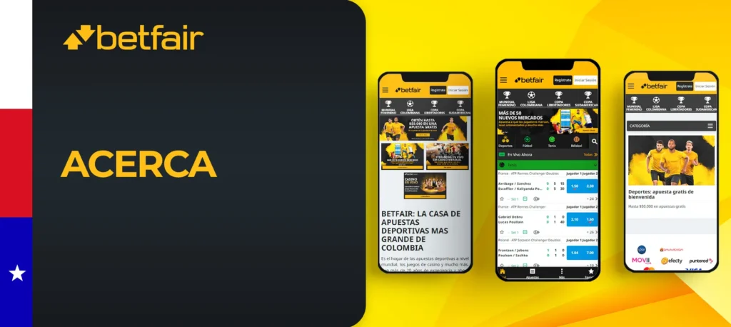 Betfair es un sitio internacional de apuestas operado en Chile