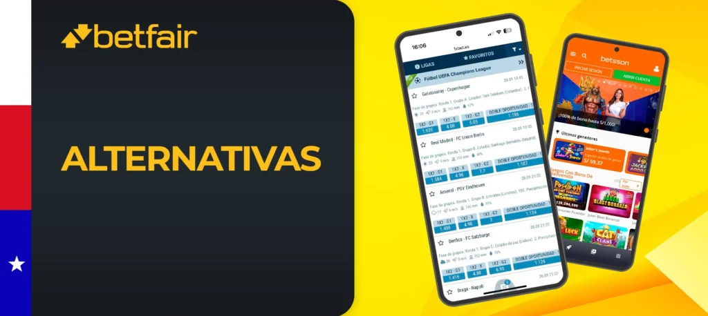 Chile ofrece una amplia gama de casas de apuestas legales similares a la plataforma Betfair