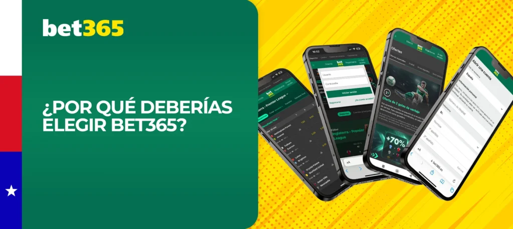 Puntos fuertes y débiles de Bet365 en Chile