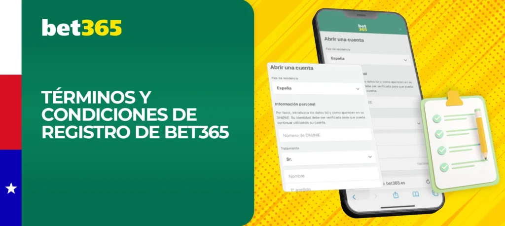 ¿Cuáles son los términos y condiciones que ofrece la plataforma Bet365 al registrarse?