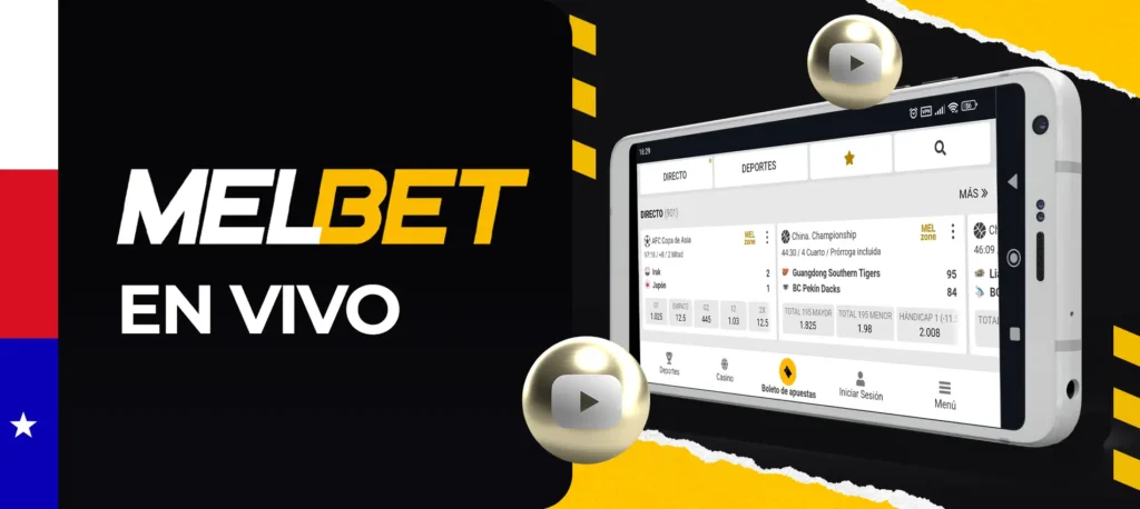 Apuestas en directo en Melbet Chile