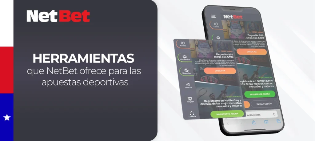 Sección de apuestas en NetBet sport