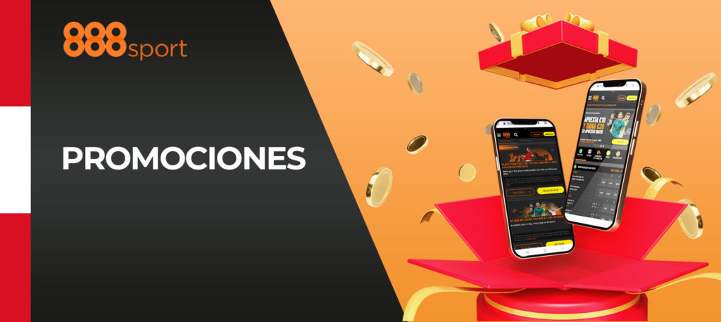 Todas las promociones y bonos de la casa de apuestas 888Sport