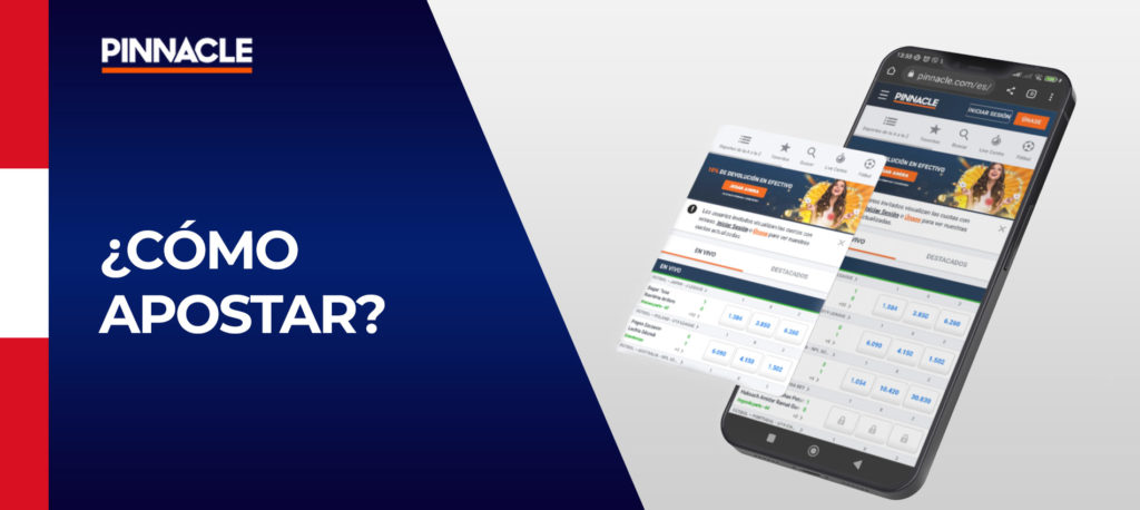 Cómo apostar en la aplicación móvil de Pinnacle en Android