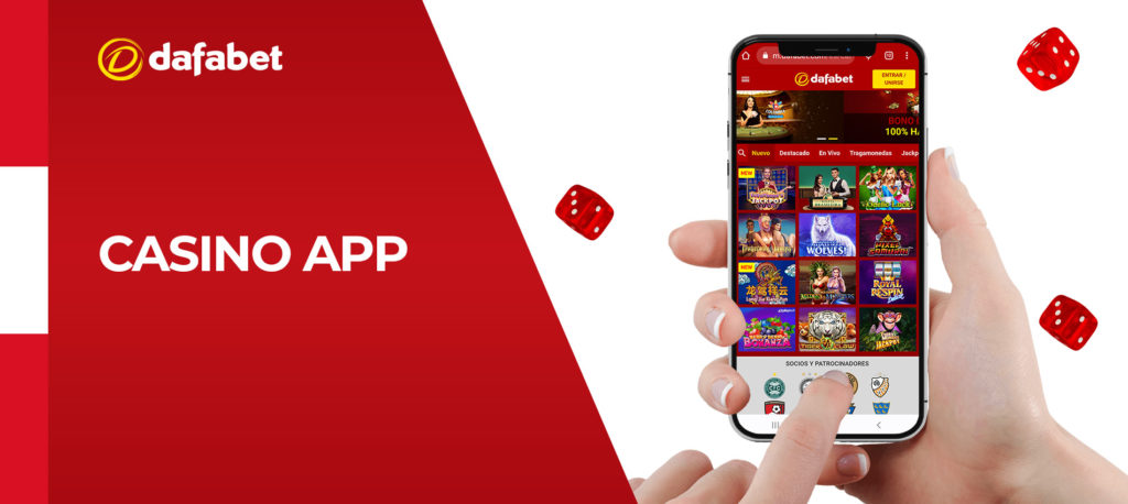 Todos los juegos de casino en la aplicación móvil de Dafabet