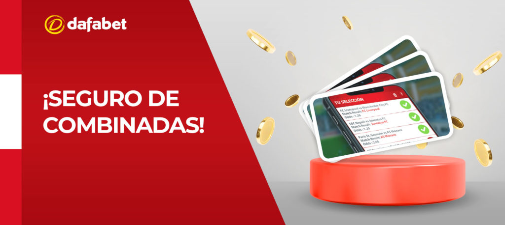 Seguro combinado y otras bonificaciones en la aplicación móvil de Dafabet