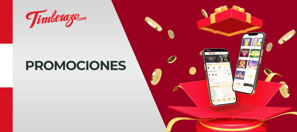 Todas las promociones y bonos de la casa de apuestas Timberazo