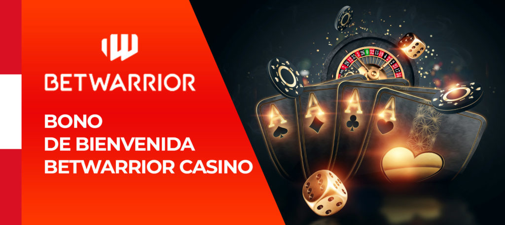 aspectos del Bono de Bienvenida del Casino Betwarrior.