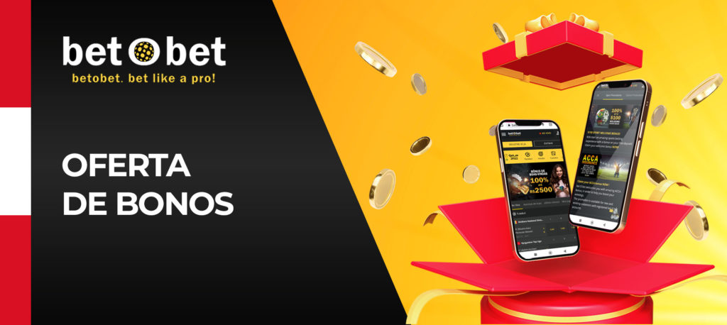 Todos los bonos y promociones para usuarios nuevos y experimentados en  Bet o bet en Perú. 