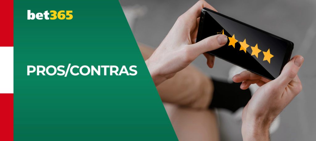 Todas las ventajas y desventajas de la casa de apuestas Bet365