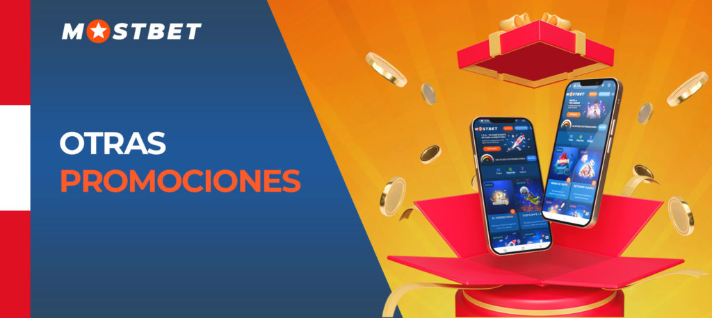 Otros bonos disponibles en la aplicación móvil de Mostbet para Android