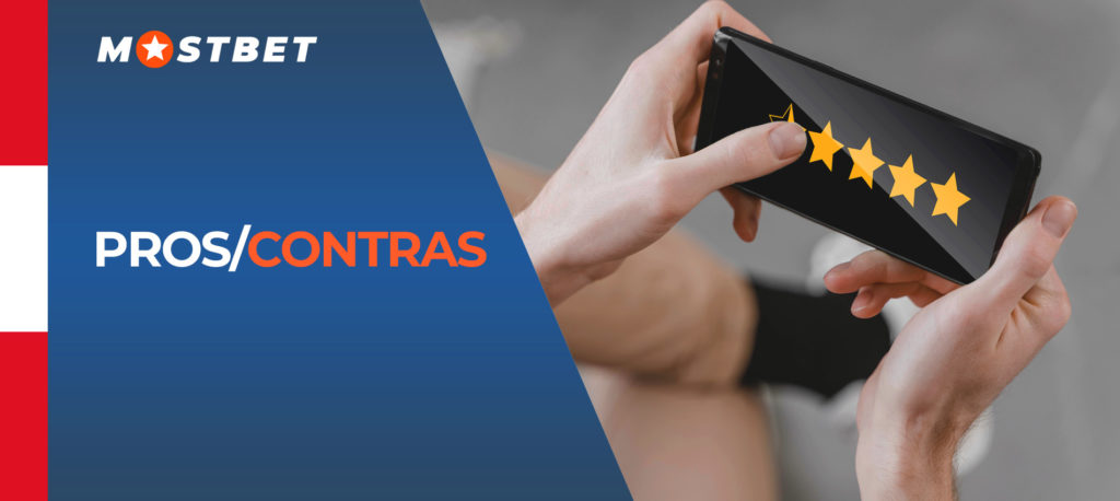 Todas las ventajas y desventajas de la casa de apuestas Mostbet