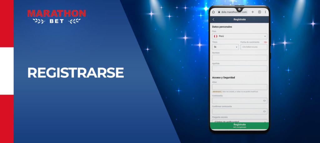Cómo registrarse en la aplicación móvil de Marathonbet en Android
