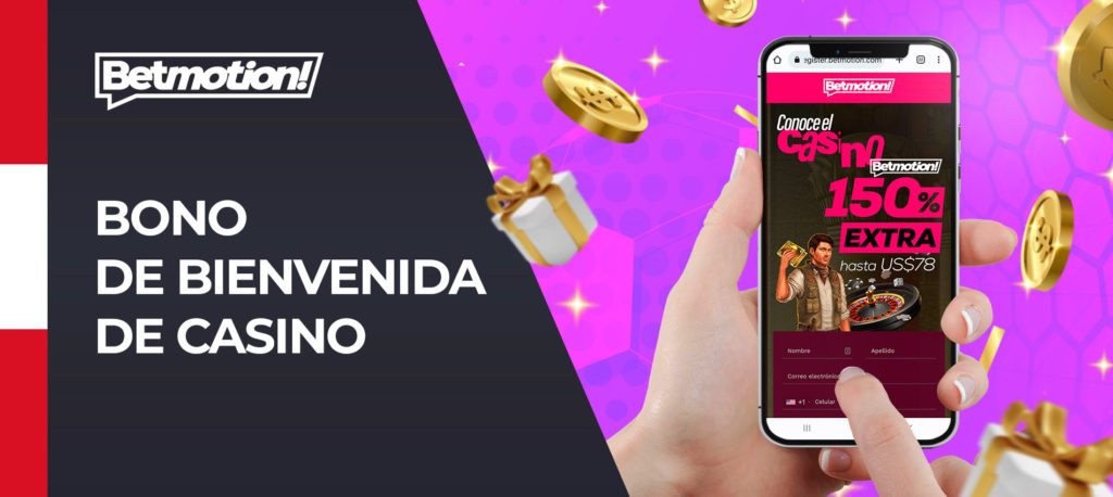 Todo sobre el bono de bienvenida al casino en la aplicación móvil de Betmotion