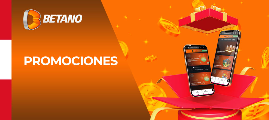 Todas las promociones y bonos de la casa de apuestas Betano Perú