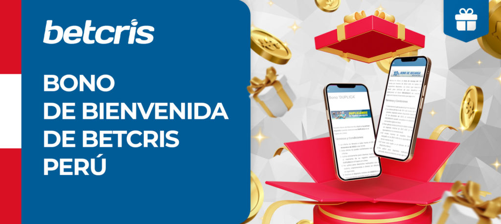 Todos los bonos y promociones para usuarios nuevos en Betcris Peru