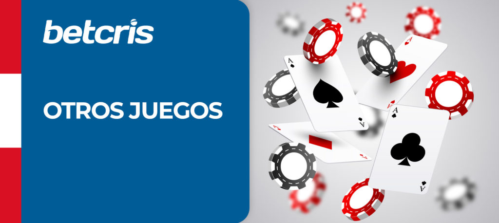 Casino y otros juegos en Betcris