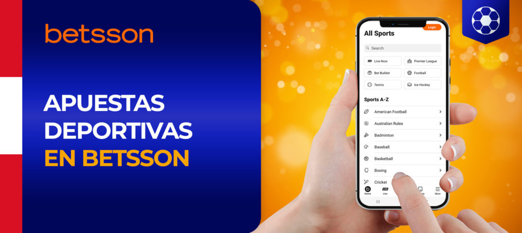 ¿En qué deportes puedo apostar con la aplicación móvil Betsson?