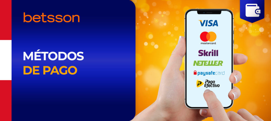 Todos los métodos de depósito y retirada en Betsson