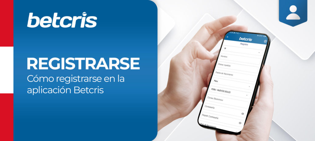 Cómo registrarse en la aplicación móvil de Betcris en Android