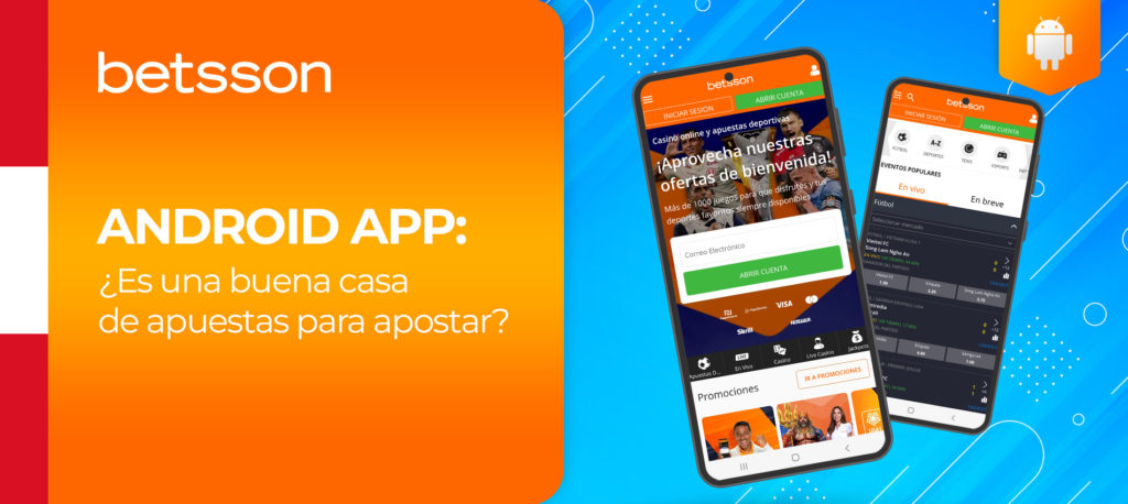 Instrucciones paso a paso para instalar la aplicación móvil de Betsson para Android