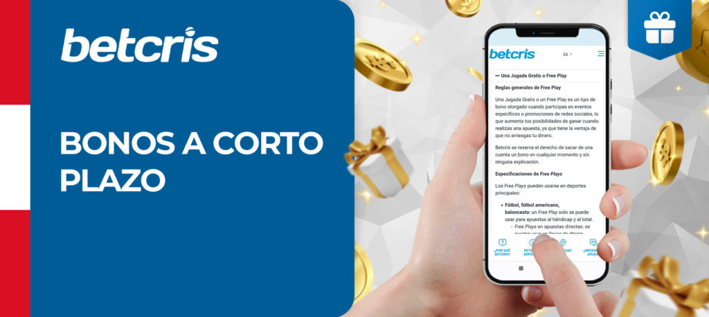 ¿Cómo puedo conseguir Bonos de Corta Duración en la aplicación móvil de Betcris para Android?