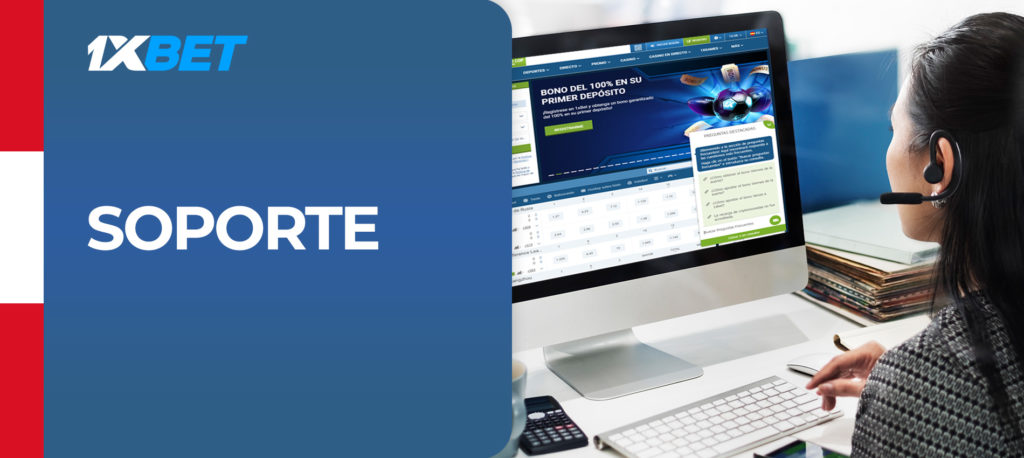 Atención al cliente de la casa de apuestas 1xBet