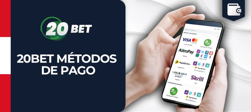 Métodos de pago en 20Bet en Perú 