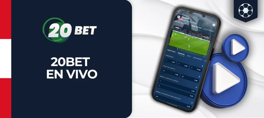 Apuestas deportivas en directo en 20Bet en Perú 