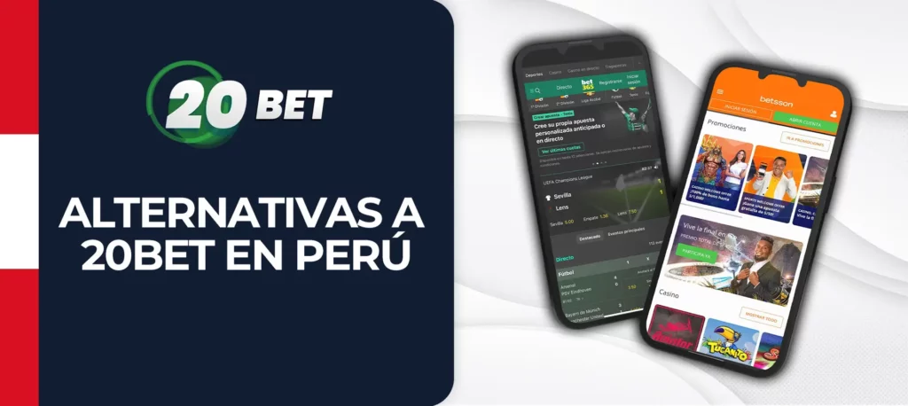 Alternativas casa de apuestas 20Bet en Perú  